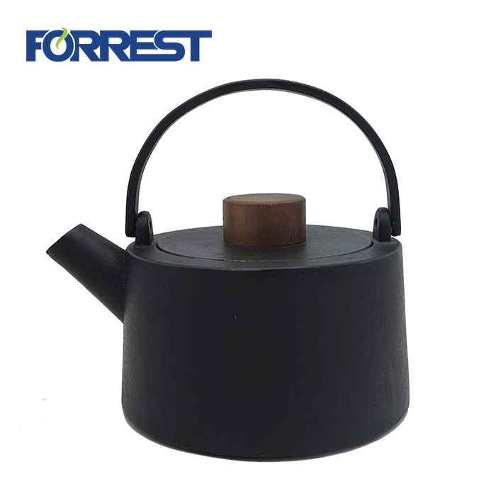 Black Cast Iron iti Kettle 1100ml japanese style teapot cast iron