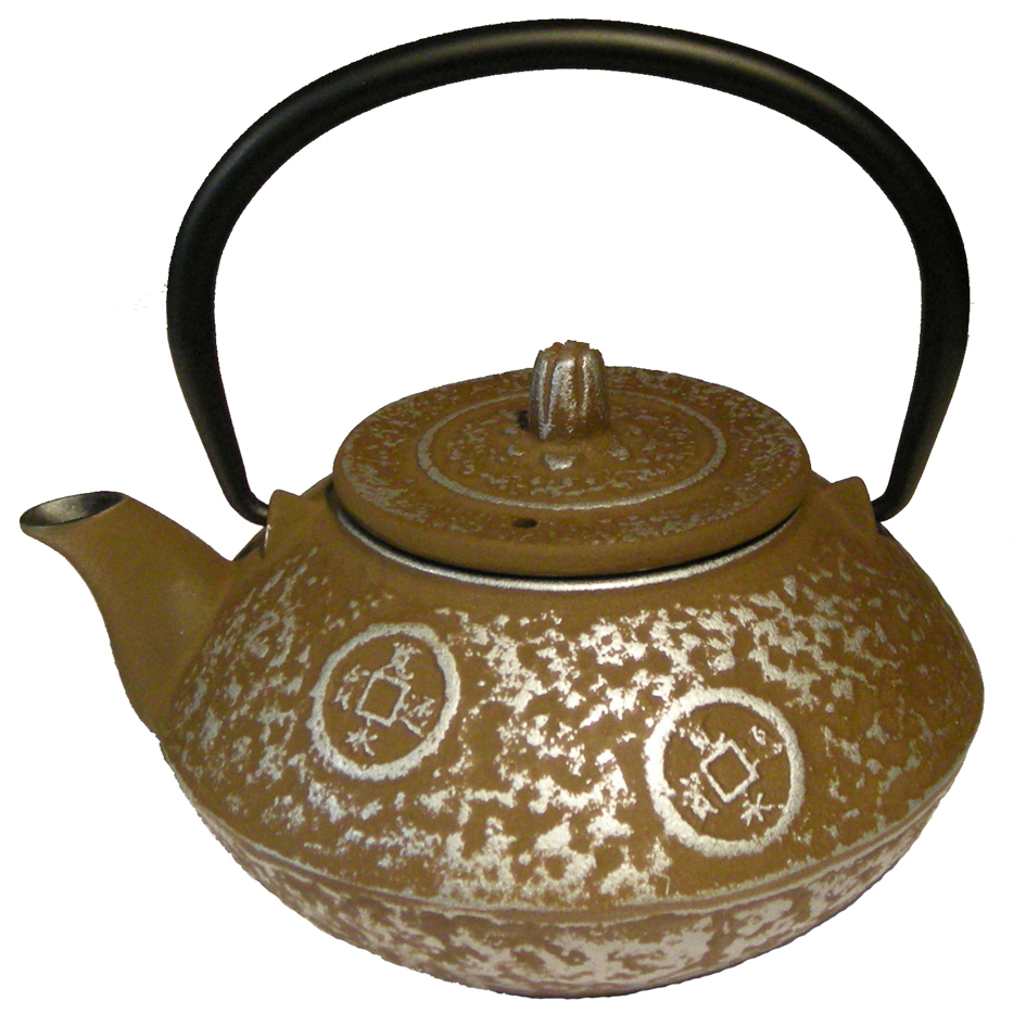 Antik Emaille Chinese Goss Iron Teapots