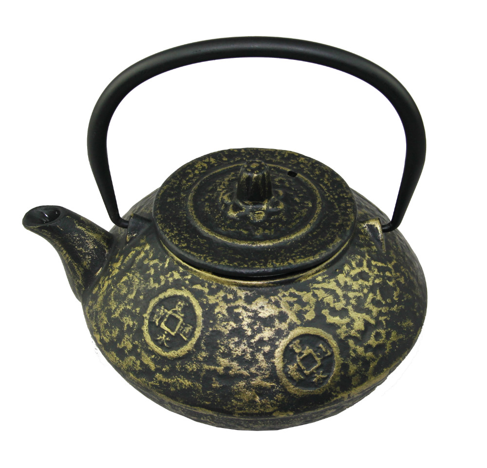 Antik Emaille Chinese Goss Iron Teapots