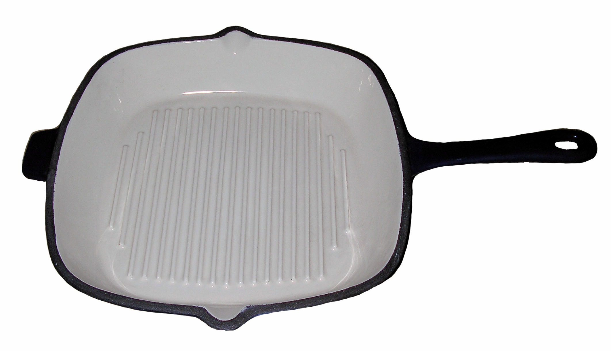 Square Enamel Cast Iron Griddle Grill Pan