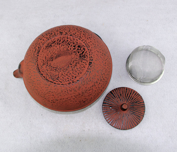 antique cast iron teapot
