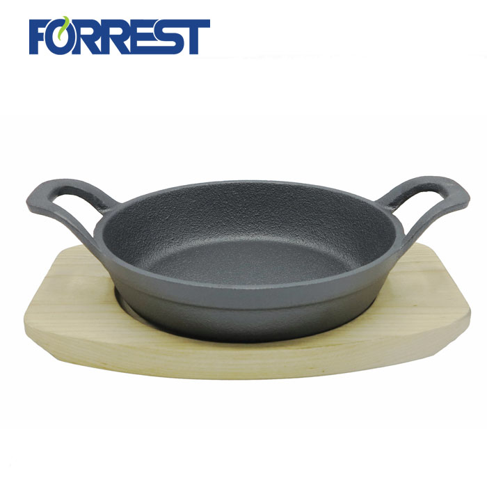 Vegetable oil coating cast iron cookware DIA 12cm Cast Iron Frying pan