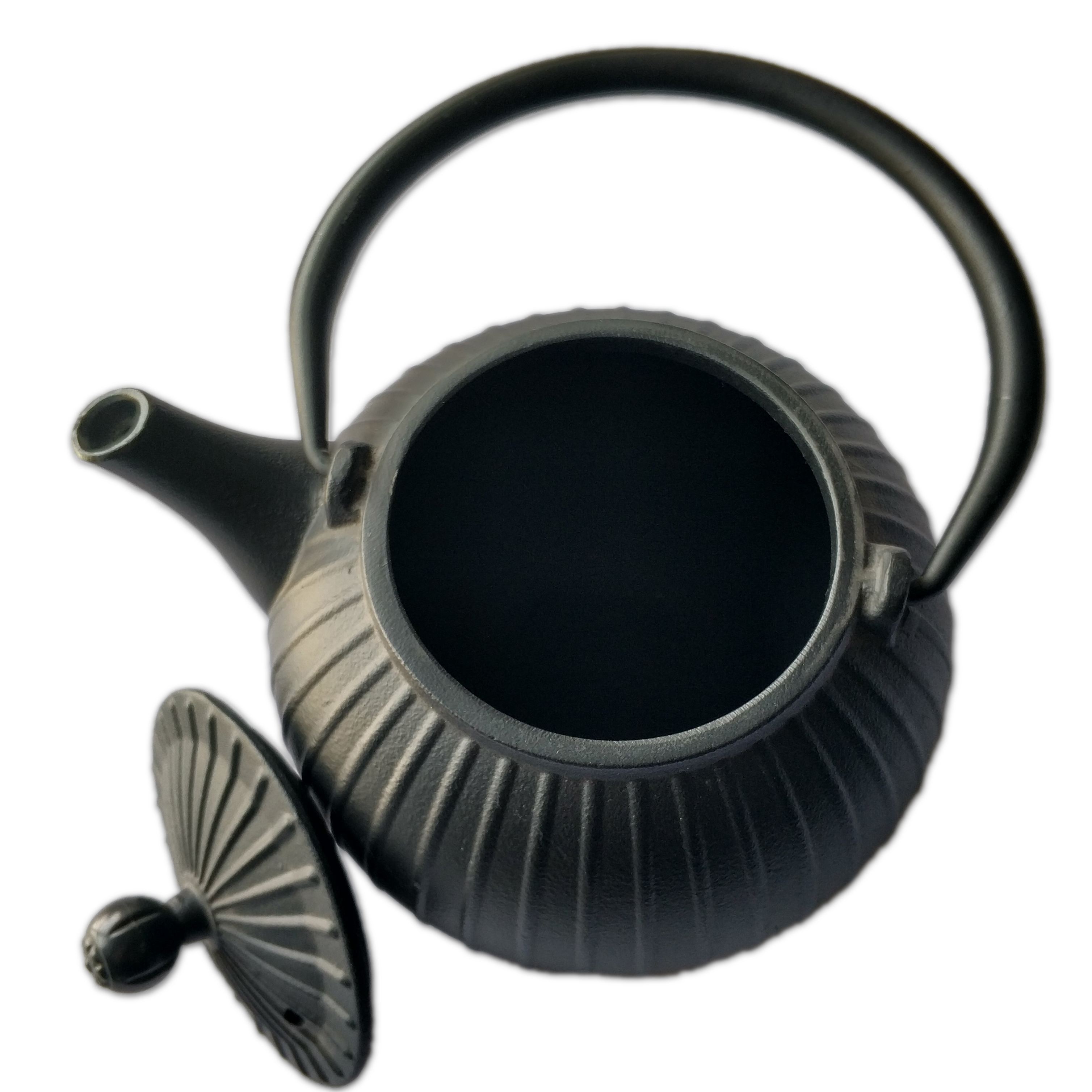 Japanese cast iron teapot kettle with stainless steel infuser